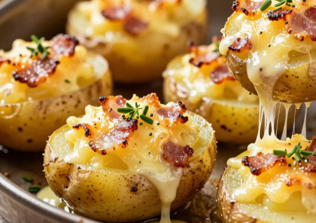 Готовлю огромный противень — картошка «Слезы короля» улетает со стола вмиг: рецепт на все времена