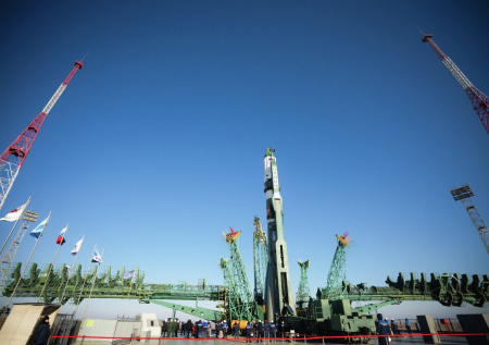 Запуск ракеты «Союз-2.1а» с Байконура попал на видео