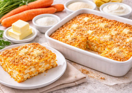 Возьмите морковь и творог: через 40 минут на столе ароматная запеканка. Простой и старый рецепт — очень вкусно