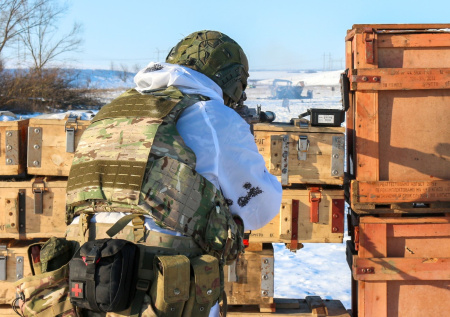 Российские бойцы придумали необычный способ перехвата дронов