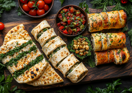 Постные рулетики из лаваша: два рецепта начинки — для запеченного и классического вариантов