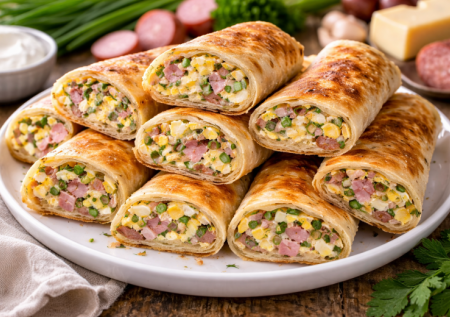 Беру слоеное тесто и яйца — кручу «сытняшки» на завтрак: с кофе или чаем улетают вмиг