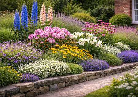Миксбордер — клумба с весны до заморозков: как сделать так, чтобы участок цвел без остановки