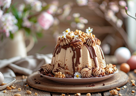 Проще, чем испечь кулич: шоколадная пасха из пачки творога и какао