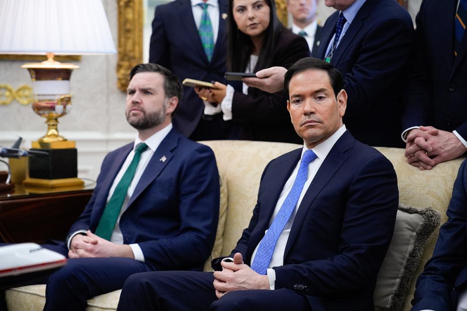 Вице-президент Джей Ди Вэнс и глава Госдепа Марко Рубио