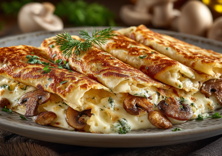 В кокотницах — прошлый век: этот жульен в лаваше с хрустящей корочкой готовится проще, а выглядит эффектнее