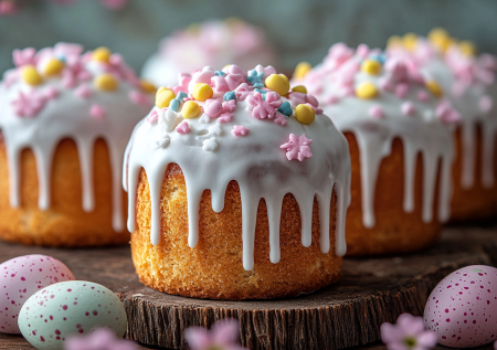 Никакой сахарной пудры и трещин: мягкая глазурь для куличей из 2 продуктов — красиво растекается