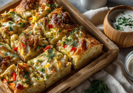 Капуста, морковка и картошка — одни овощи, но это так вкусно: запеканка «Как пирог»