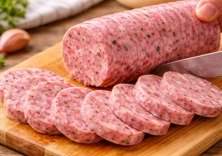 Магазинную колбасу давно не покупаю: бутылка, курица — и суперская домашняя колбаска готова