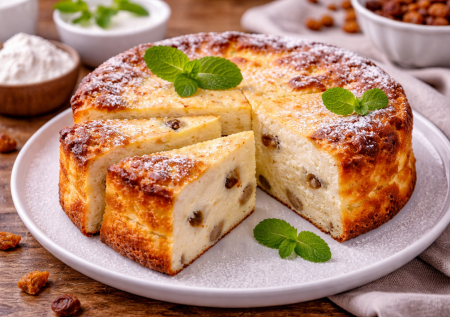 Чтобы не получить «кирпич», добавьте в творожную запеканку кукурузный крахмал. Проверенный рецепт на 3 пачки творога