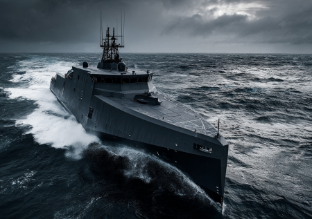 Американский безэкипажный катер с боеголовкой выбросило на турецкий берег