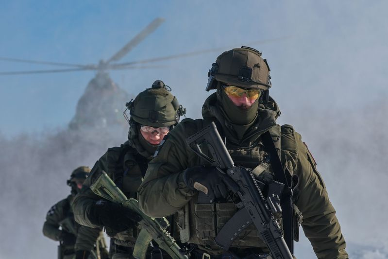 Сотрудники подразделений специального назначения Росгвардии