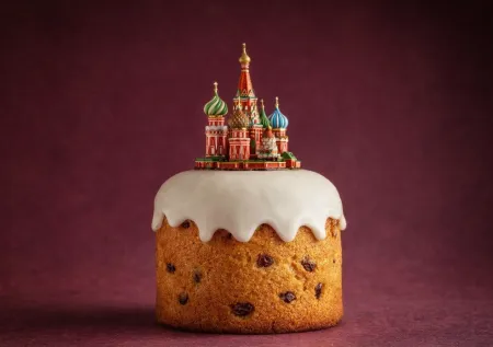 В Москве начали продавать куличи за 100 тысяч рублей