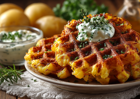 Никаких каш и сырников: на завтрак пеку картофельные вафли — готовятся практически из ничего