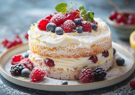 Ангельский лимонный торт — тающий во рту десерт: простой рецепт с ярким вкусом