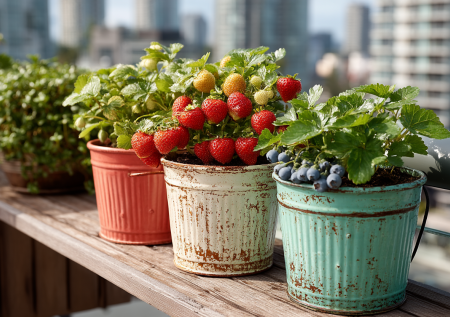 Земляника, голубика, виноград: ягоды, которые реально вырастить в квартире без дачи