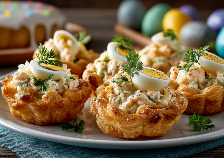 Закусочные гнезда на Пасху: экономно, празднично и не нужно уметь готовить