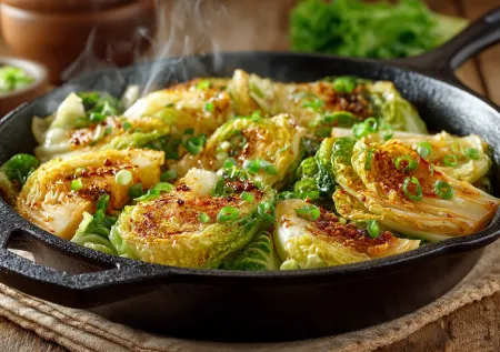 Хватит есть ее сырой: попробуйте обжарить пекинскую капусту с яйцом