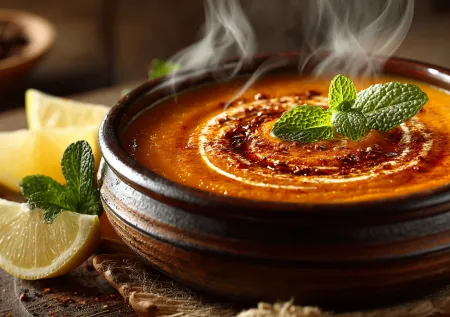 Быстрый суп мерджимек из красной чечевицы — согреет лучше любого бульона