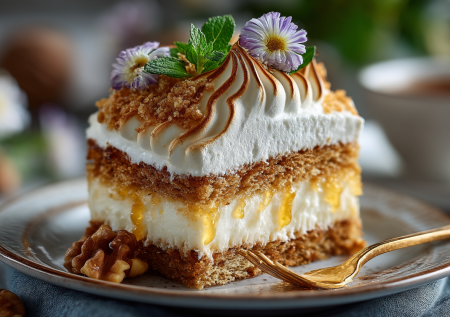 Медовик больше не готовлю — торт «Северный» покорил всю семью: на праздники и просто к чаю