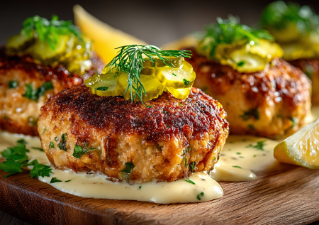 Куриные котлеты по-новому: готовлю с пикантной ноткой соленых огурцов и изысканным каперсовым соусом