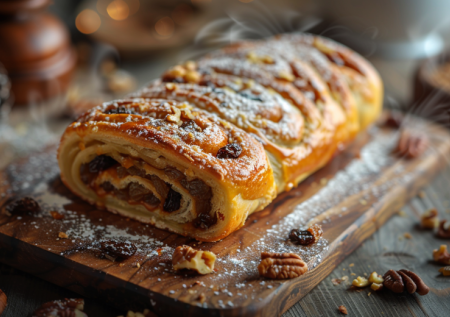 Сворачиваю тесто рулетом — и пеку пирог на Пасху с маком и изюмом за полчаса. Нежнее булочек и без расстойки