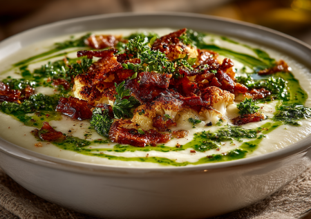 Карамельная капуста — секрет фантастической текстуры: готовлю суп с дымным беконом