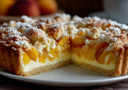 Никаких больше шарлоток. Этот творожный пирог с персиками получается сочнее, а готовится проще домашних булочек