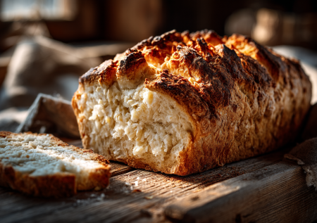 Рисовый хлеб без глютена: когда домашняя выпечка становится искусством. Никакой специальной муки, только нежность и насыщенный вкус