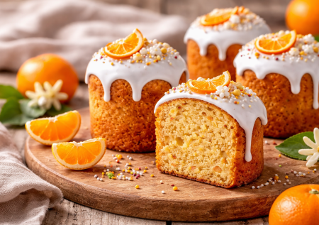 Прямо с кожурой: творожно-мандариновый кулич — ароматный, влажный и без лишней возни