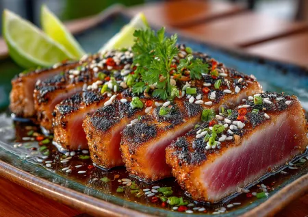 Стейк из тунца на углях: секрет японских кулинаров на вашем дачном мангале