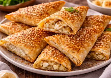 Мешаю творог, банан и яблоко — треугольники из лаваша на завтрак или перекус. Вкуснятина из простых продуктов