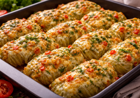 Кладу капусту в микроволновку и готовлю голубцы под «шубой» — сочные, ароматные и с румяной сырной корочкой