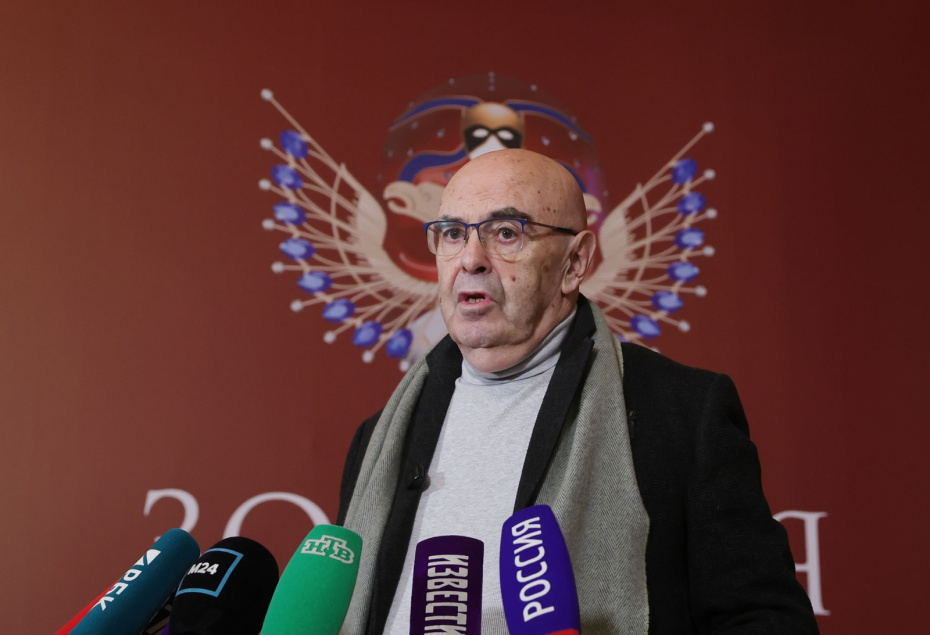 Михаил Левитин перед началом церемонии вручения специальных премий «Золотая маска»