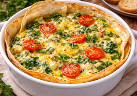 Готовлю вместо надоевшей пиццы этот киш в лаваше: нежнее, сочнее и без лишних калорий