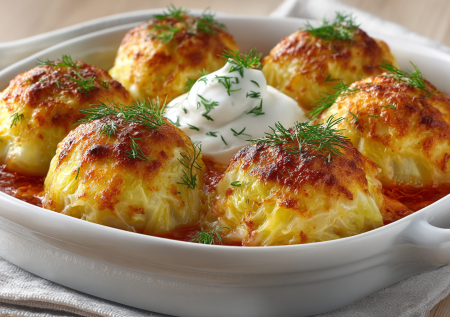 Готовила на пробу, а полюбила навсегда! Ленивые голубцы в духовке