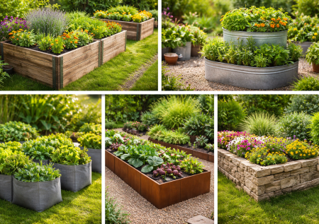 Из чего сделать клумбу: от текстильных грядок до дизайнерских решений — классные варианты