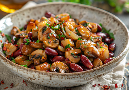 Постный и вкусный — да, так бывает: попробуйте салат с красной фасолью