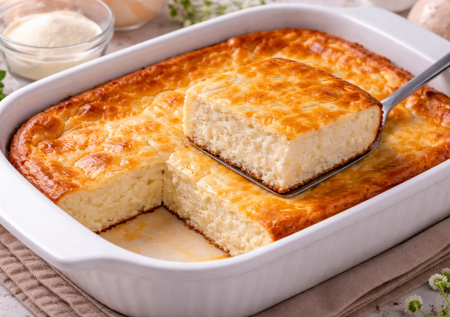 Запишите идеальные пропорции для творожной запеканки: нужна манка и творог 9%