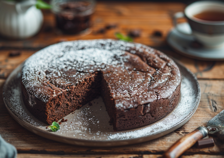 Шведский шоколадный хит за полчаса: пирог с тягучей серединкой без лишних хлопот