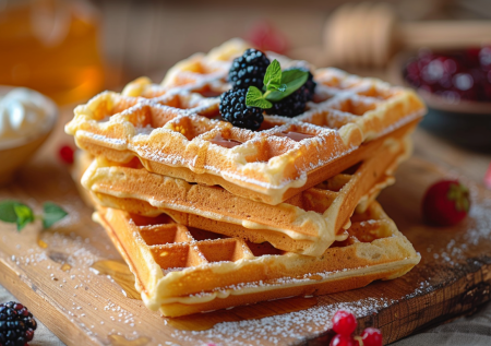 Не сырники, а находка к завтраку: нежные творожные вафли без лишней возни