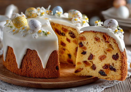Куличи на александрийском тесте — пористые, со сладким насыщенным вкусом: классика пасхальной выпечки