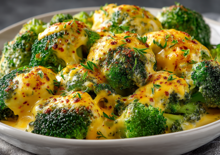 Эта брокколи под сырным соусом — элегантное блюдо, которое заставит полюбить ПП-кухню