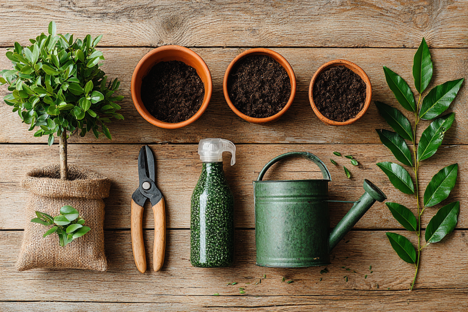 Полив растений весной