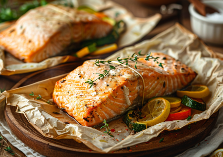 Рыба в духовке в конверте из пергамента: метод, который всегда работает