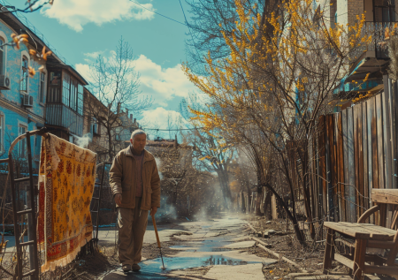 Россиянам объяснили, что им грозит за выбивание ковров на улице