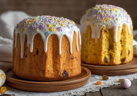 Кулич на сгущенке — всего одна банка в тесто, и паски нежные, маслянистые, не черствеют 5 дней