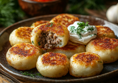 Картофельные пирожки с мясом: готовятся из обычных продуктов, а результат — пальчики оближешь