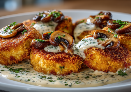 Топовые котлетки за копейки — готовлю с грибным соусом на радость семье! Можно и в пост