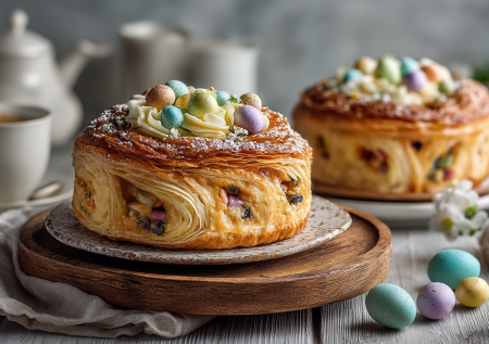 Ваши руки не устанут — куличи без долгого замеса: мягкие и ароматные краффины